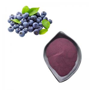 China Natural Blueberry Fruit Juice Powder Anthocyanin 25% on sale