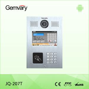 Cheap Android TCP/IP Intercom Systems LED Screen Video Doorbell JQ-207T for sale