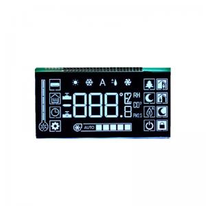 Cheap TN Black VA Digit 7 Segment LCD Monochrome For Water Meter / Energy Meter for sale