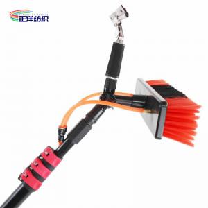 Cheap 12ft Extended Handle Cleaning Brush Aluminum Telescopic Sweeping Brush for sale
