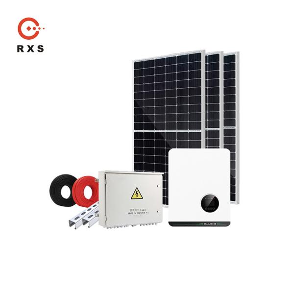 400W 410W Solar PV Module On Grid With Solar Inverter Residential Solar Panel