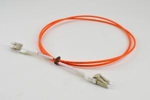 China Fiber patch cord lc to lc multimode duplex 2.0mm PVC/LSZH/OFNR/OFNP Plenum Rated,SM/MM/OM3/OM4/OM5 optional on sale