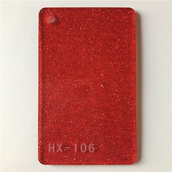 Transparent Glitter Colored Acrylic Sheet Plexiglass Material Board