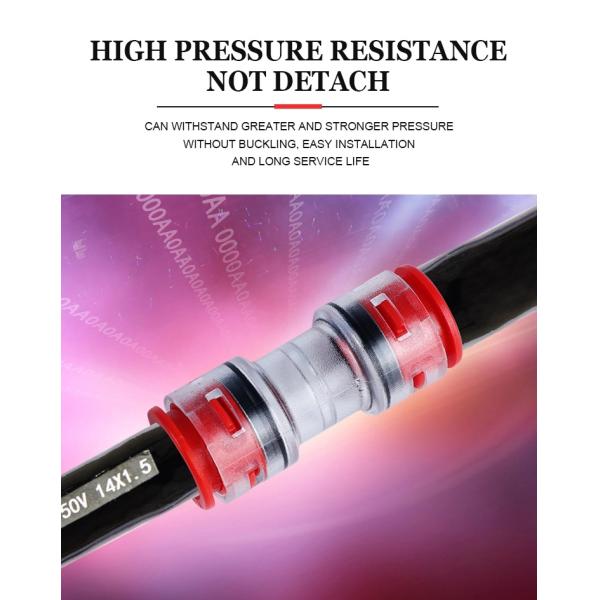 FTTH Push in Duct Connector for FTTX Fiber Optic Microtube End Stop Network Connector