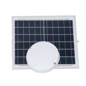 Cheap Plastic White Solar Ceiling Lights , Outdoor Solar Lighting With Remote Controller for sale