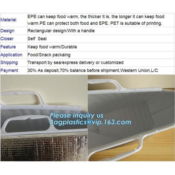 Freezer Bags Color Cold Insulation Waterproof Convenient Portable Ice Meal Packages Refrigerator Cooler Lunch Bag bageas