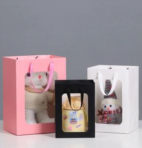 Cheap Transparent Stone Paper Packaging CaCo3 HDPE For Hand Gift Bag for sale