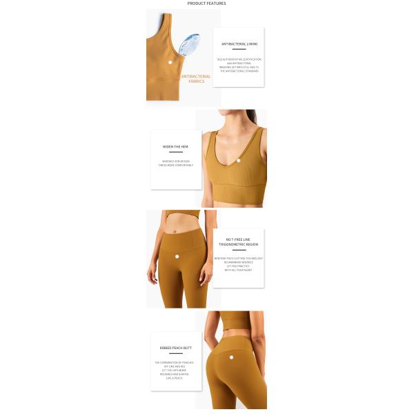 Women Ribbed Yoga Gym Activewear Sets Gym 2 Piece Set RGS