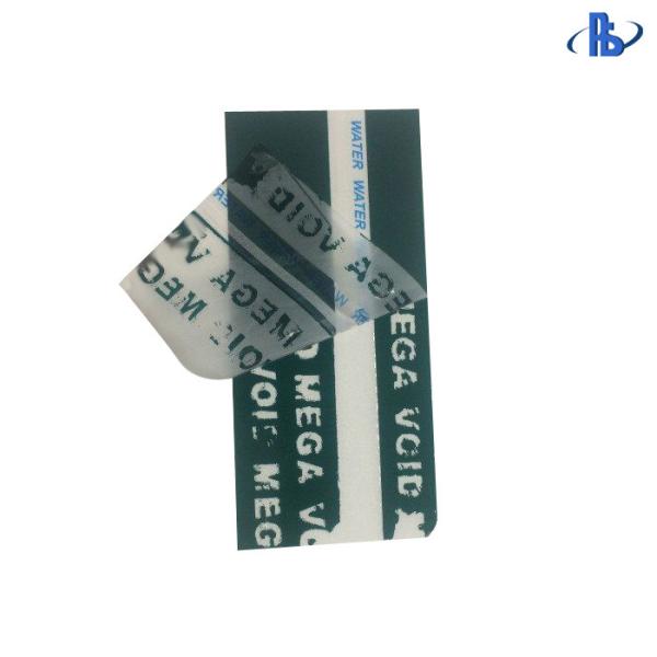 Security Transfer Seal Open Void Tamper Evident Tape