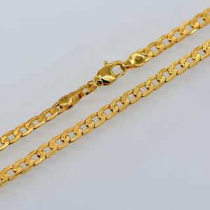 Trendy Men & woman Jewelry Necklace & Bracelet Jewelry 18K Real Gold Plated