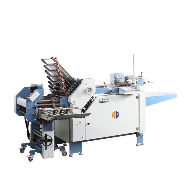 Labor-Saving Paper Folder Machine 3.3KW By Sheet Folder 180m/Min