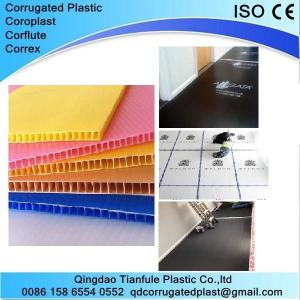 China Corrugated Plastic Sheet for Floor Protection on sale