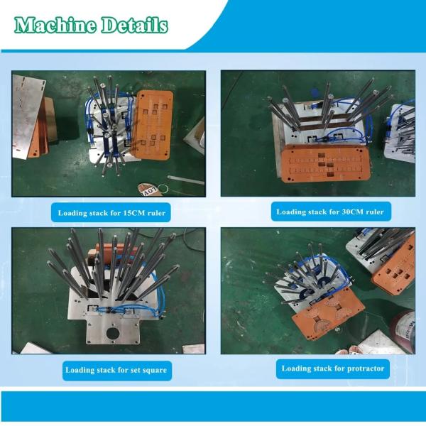 Automatic Plastic Ruler Screen Printing Machine with LED UV Curing System