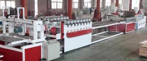 China WPC Wood Plastic Composite Outdoor Board Extrusion Line , Wood Composite Extrusion Manchine on sale