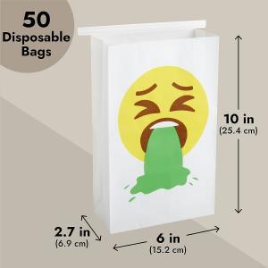 China Paper Disposable Vomit Bags for Car Motion Sickness, Barf, Throw Up, Puke for Car, Uber, Travel, and Mornings Sickness on sale