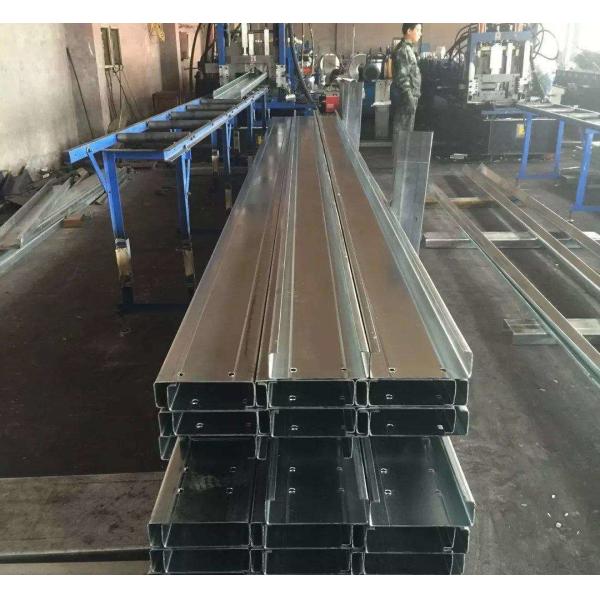 Q235b Q345b Galvanised Steel Purlins Cold Bending Spacing Steel Channel