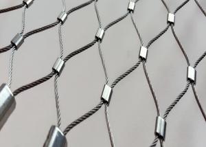 Cheap 60x60mm SS316 Flexible Inox Wire Mesh For Net Fence for sale