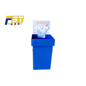 Cheap Custom Design Recycled Cardboard Floor Stand Display Dump Bins for Advertising for sale