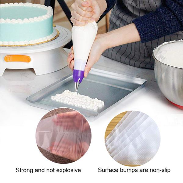 PE PA Disposable Reusable Icing Bags For Cream Frosting