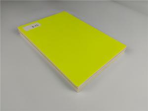 Cheap No Blistering Yellow PS Foam Board Printable For Making Signs for sale