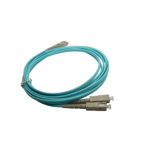 Blue Optical Patch Cord , Multimode Fiber Patch Cable For Access Networks