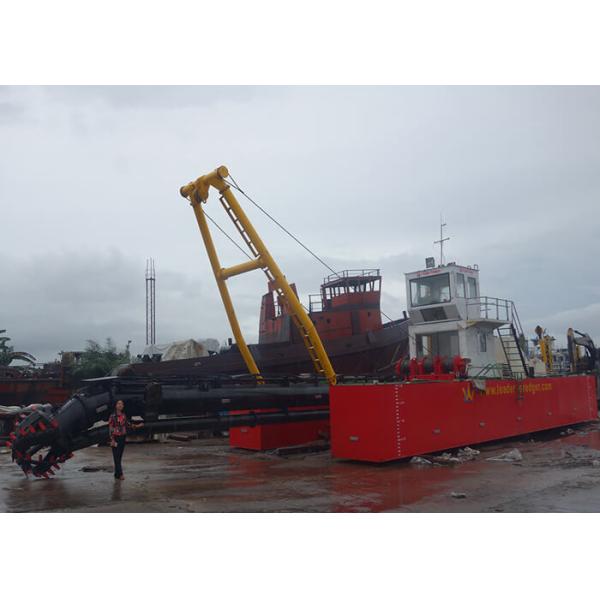 Replaceable Cutter Head Self Propelled River Dredging Machine