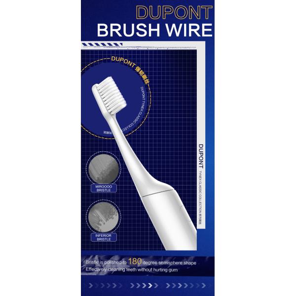 Rechargeable Oral Care Electric Toothbrush IPX7 Waterproof For Adults Teens