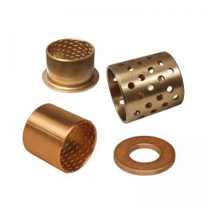 Cheap CuSn8P FB090 Wrapped Bronze Bearing With Grease Pockets for sale