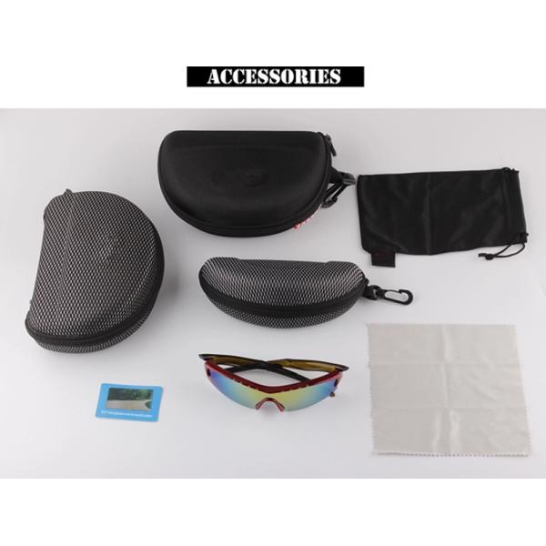 Fashionable Sport Goggle Glasses , Cycling Sunglasses High Strength Impact Resistance