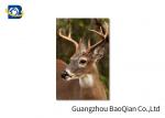 Animal Lenticular Greeting Cards , Deer 3D Greeting Cards For Christmas / New