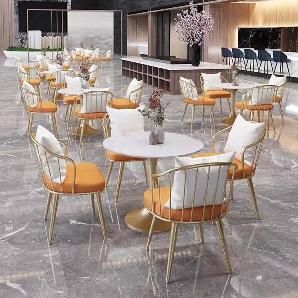 Hotel Ballroom Metal Wedding Chair Stainless Steel Banquet Chair 34.4 Inch Height