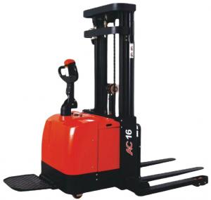 Cheap 1400kg-1600kg Electric Stacker Forklift 5.8m Height Powered Pallet Stacker for sale