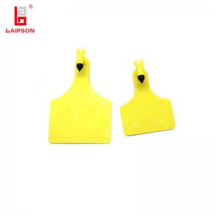 China 113mm Large Size Animal Tracking Number Plastic Cattle Ear Tag For Livestocks on sale