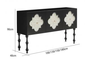 China Modern Living Room Cabinets Custom American Solid Wood Shell Decorative Cabinet on sale
