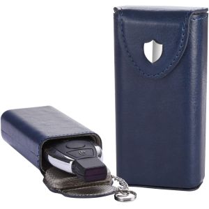 Cheap Blue Signal Blocking Pouch PU Leather Material Men Women Use RFID Technology for sale