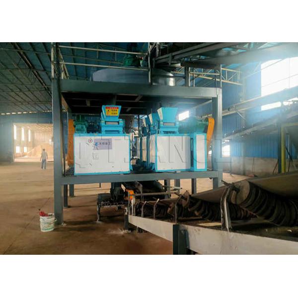 Complete Compound Fertilizer Production Line Featuring Double Roller Extrusion Granulator for High-Strength NPK, Ammonium Phosphate, and Potassium