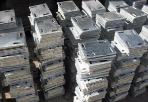 China OEM Stainless Steel Base Plate Powder Coated Steel Plate Embedded Parts on sale