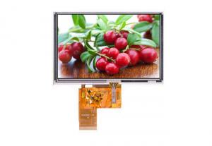 Cheap 5.0 Inch TFT Lcd Display 800 * 480 Touch Screen 16 / 18 / 24bit RGB Interface High Brightness Tft Screen for sale