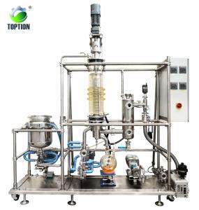 Cheap Chemical Wiped Film Evaporator TOPTION Essential Oil Distiller for sale