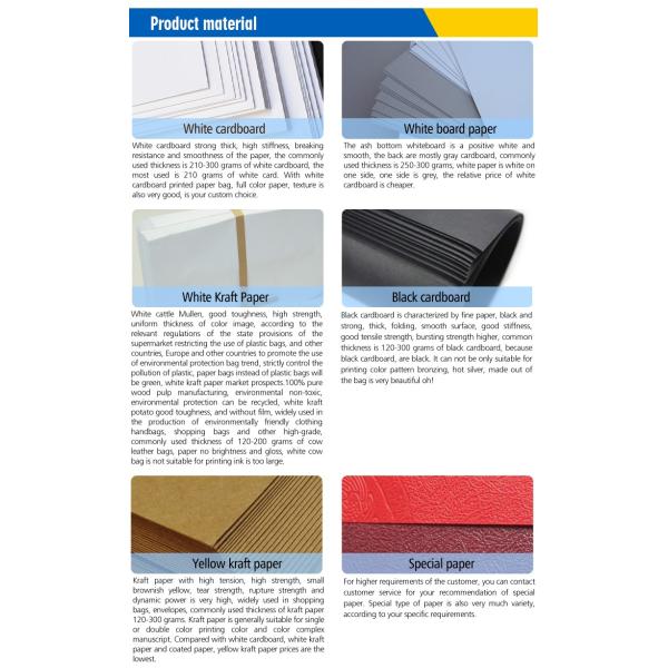 Custom design women's t-shirt packaging paper bag clothing shopping bags