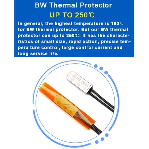 250V Thermal Overload Protector