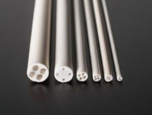 China Al2O3 Multi Bore Alumina Tubes Wear Resistant White Color on sale