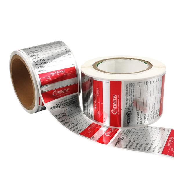 Custom Printed Gold Foil Stickers Embossed Metallic Labels & Custom Metallic Stickers