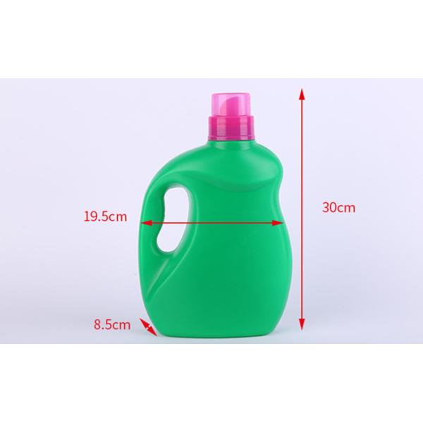 2000ml Green Empty Laundry Detergent Bottles Containers 1MM thick