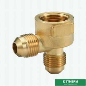 Cheap BSPT Forged Brass Flared Fittings 45 Degree Npt Flare Fitting for sale