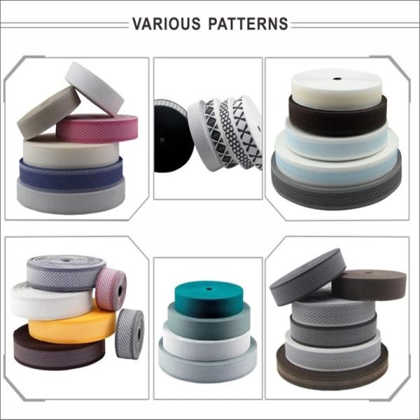 Woven Design 20mm Sewing Edge Tape Polyester Pp Material Plate / Stripe Pattern