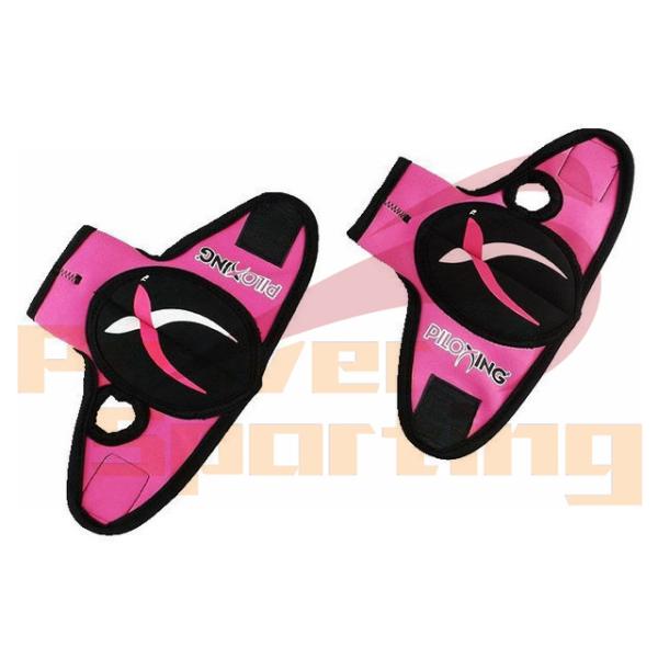Exercise Fitness Hot Pink Neoprene Weighted Gloves 1LB pair