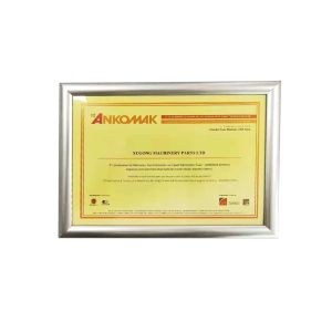Guangzhou Xugong Machinery Parts Firm Certifications