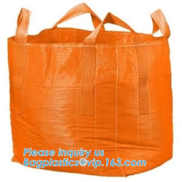 high capacity document pouch 1700kg extra strong circular woven polypropylene industrial big bags 1000kg, BAGEASE PACKAG