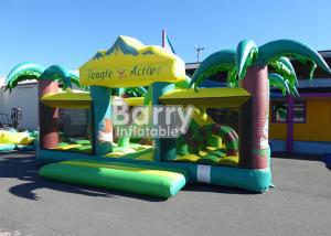 China Outdoor n Indoor PVC Material Equipment Toys Jungle Theme Big Toddler Inflatable Playground on sale